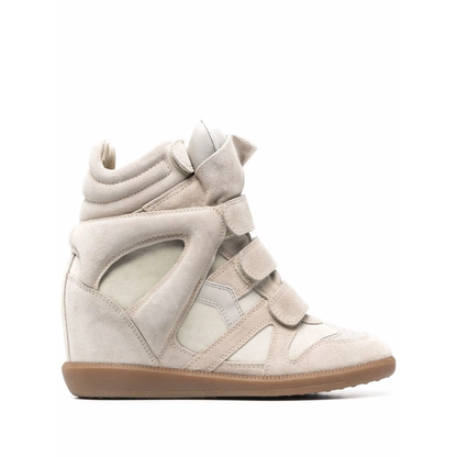 Isabel Marant Bekett Leather Wedge Sneakers