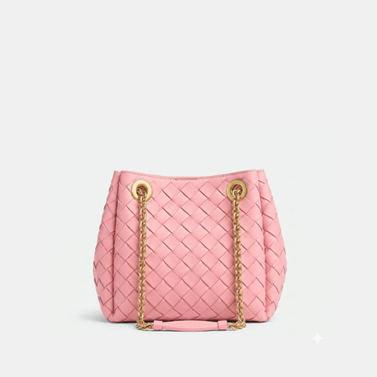 Bottega Veneta Small Parachute Chain Pink Bag