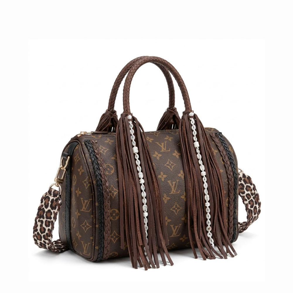 LV Houston Fringe Handbag