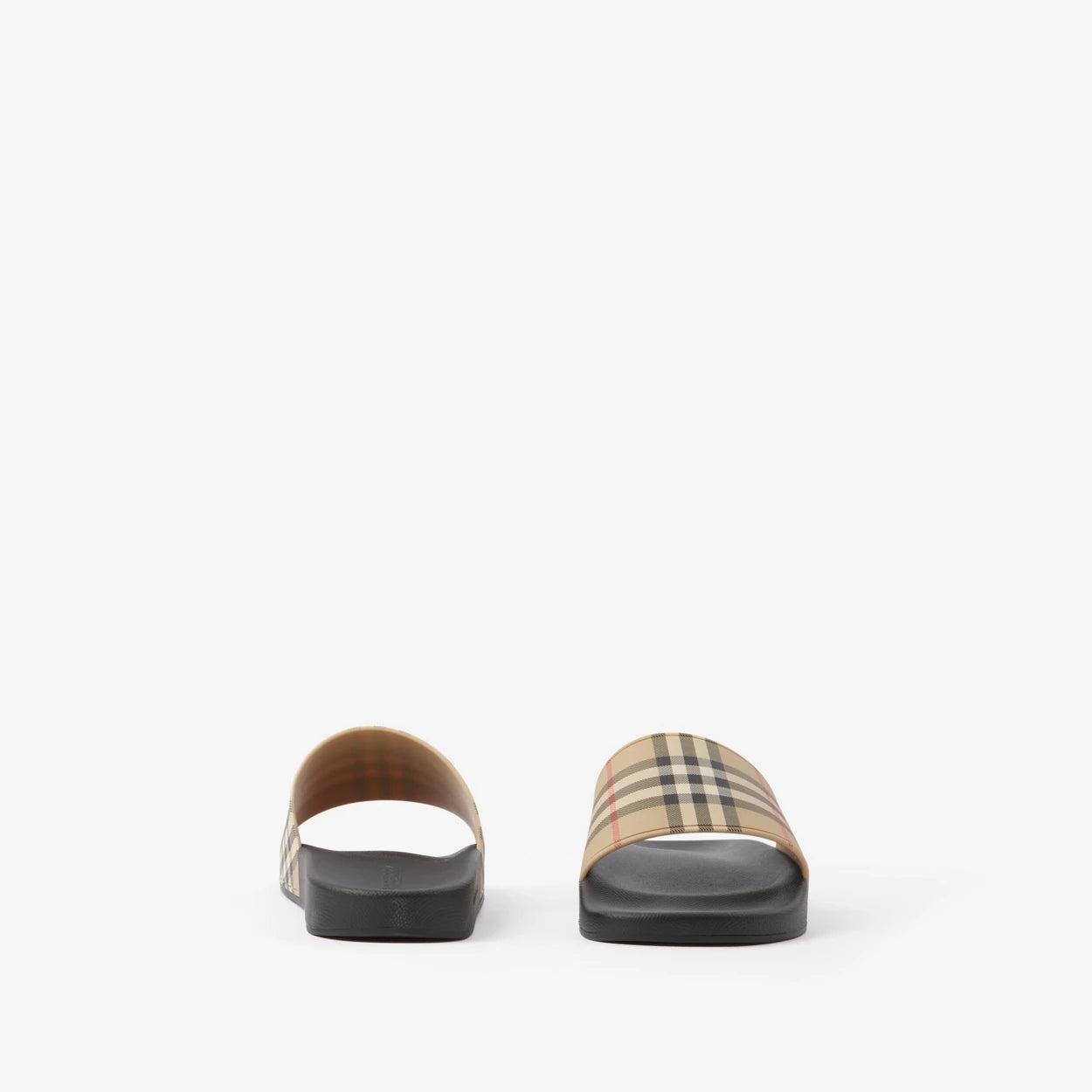 Burberry Check Slides