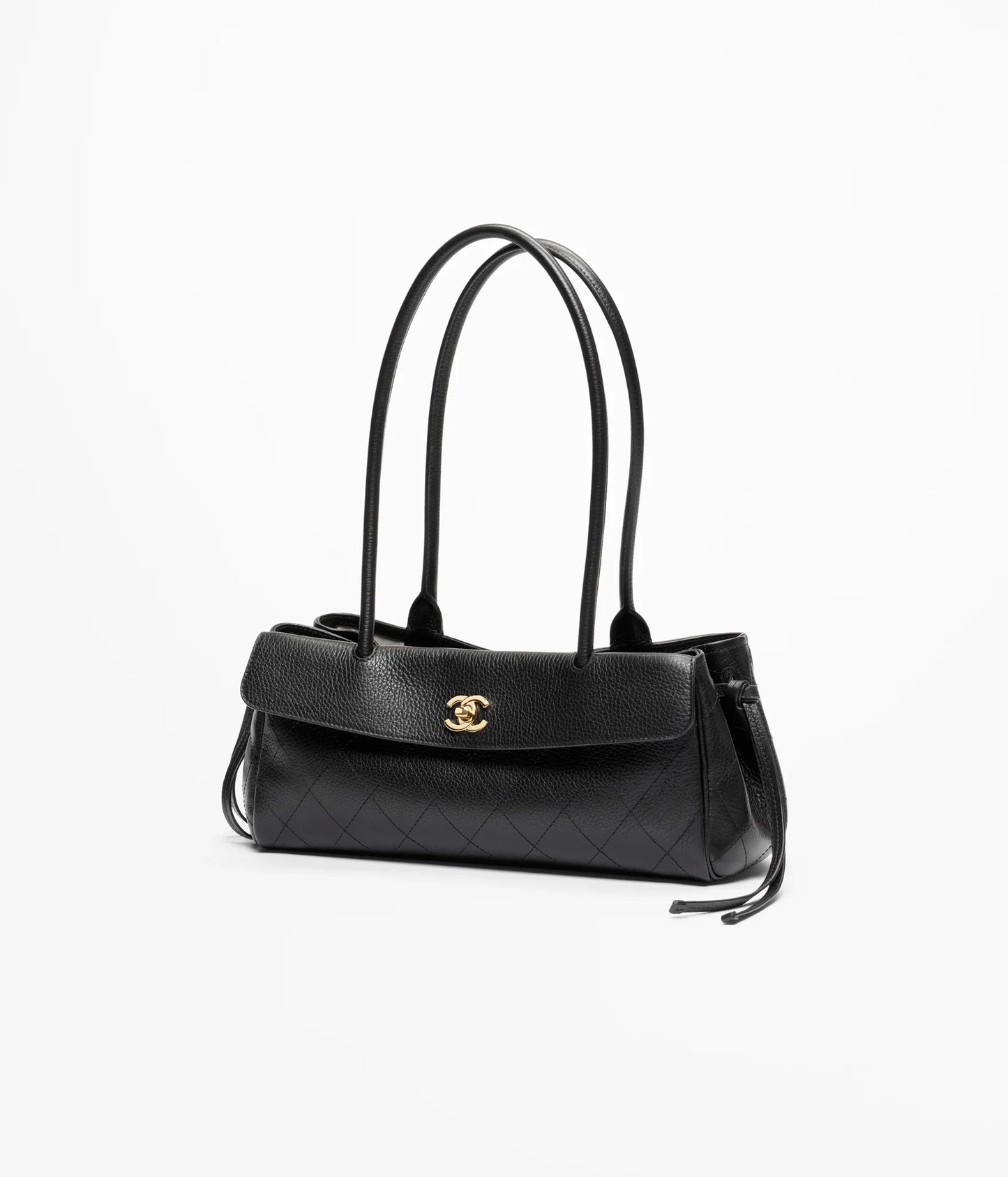 Chanel Small Tote Metal Black