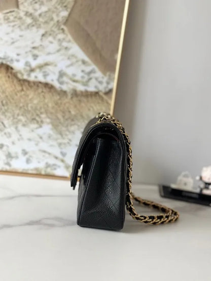 Chanel Classic Flap Bag Medium Gold Hardware.