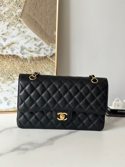 Chanel Classic Flap Bag Medium Gold Hardware.