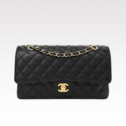 Chanel Classic Flap Bag Medium Gold Hardware.