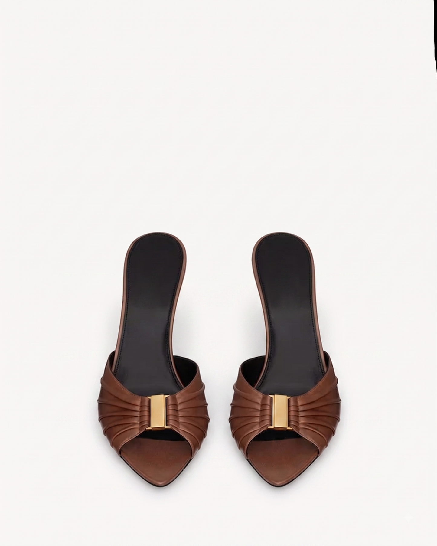 Seraphina Leather Slip-On Mules