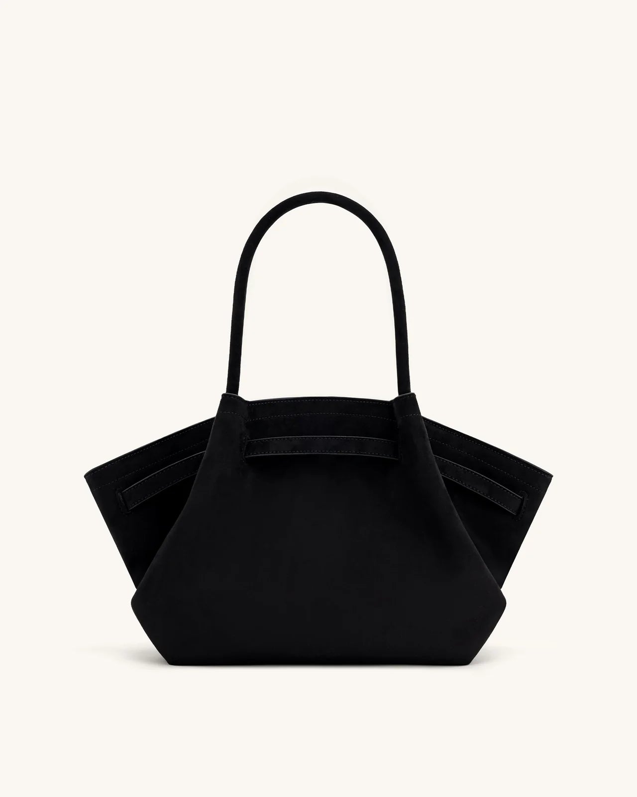 JW PEI - Hana Medium Faux Suede Tote Bag - Black